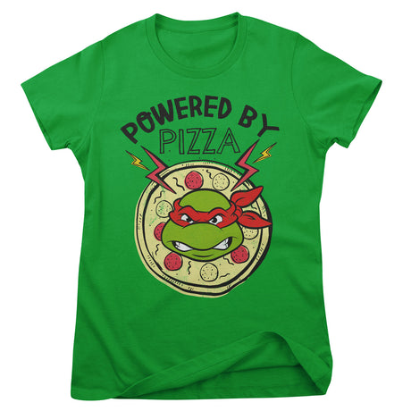 Powered By Pizza Girly Tee