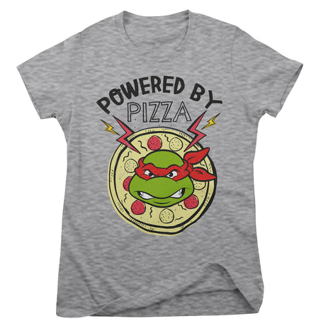 Powered By Pizza Girly Tee