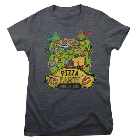 Pizza Party With My Bros Girly Tee