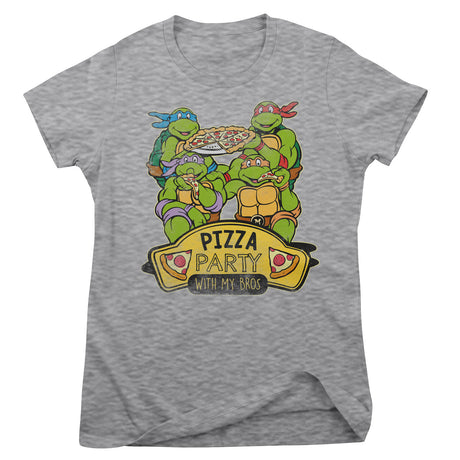 Pizza Party With My Bros Girly Tee