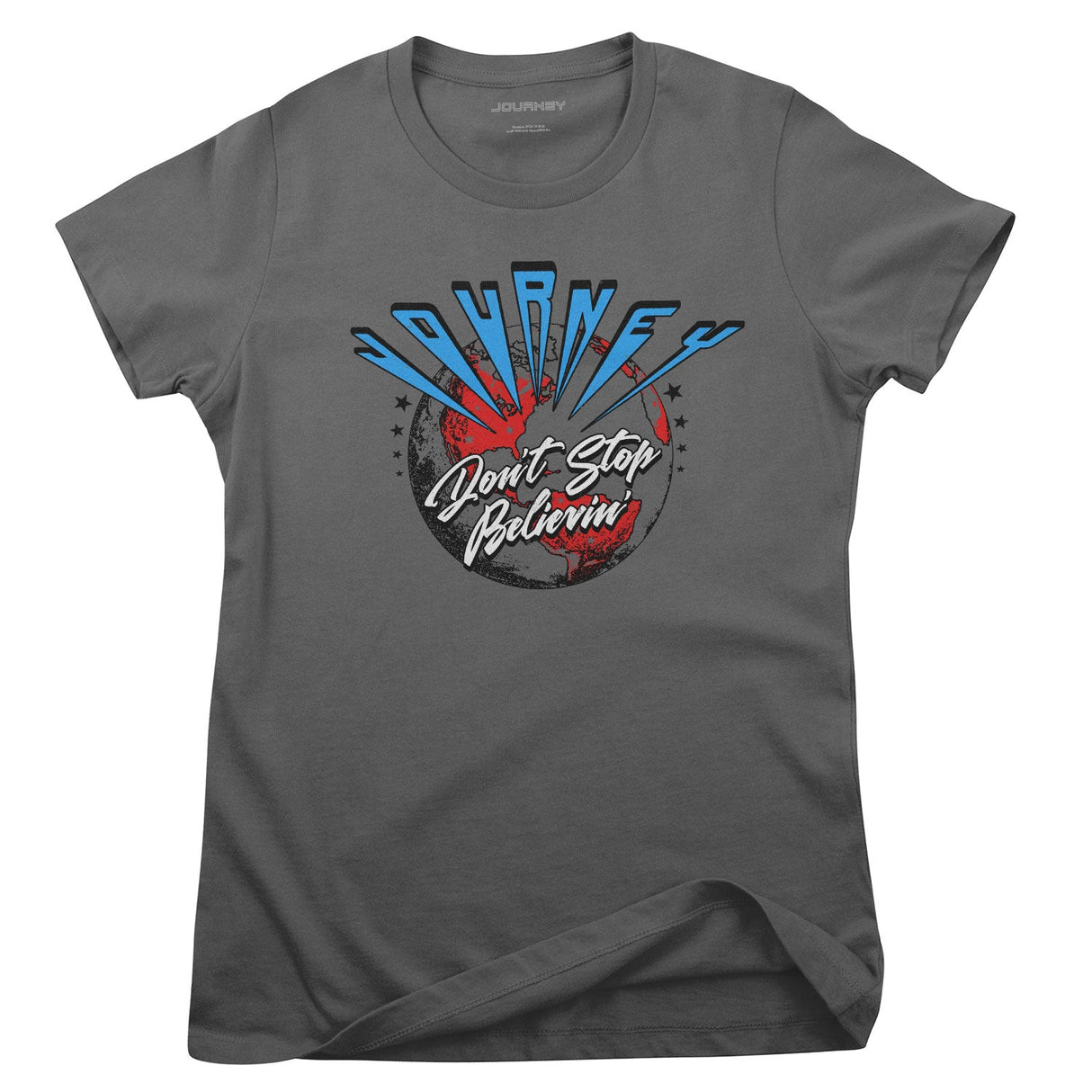 Journey - Don't Stop Believin' Globe Tour Girly Tee