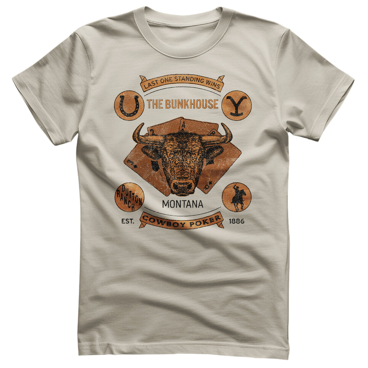 Yellowstone Bunkhouse Poker T-Shirt