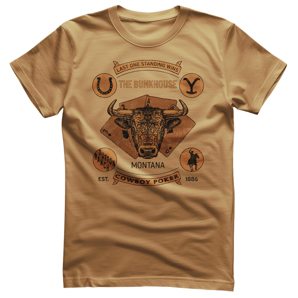 Yellowstone Bunkhouse Poker T-Shirt