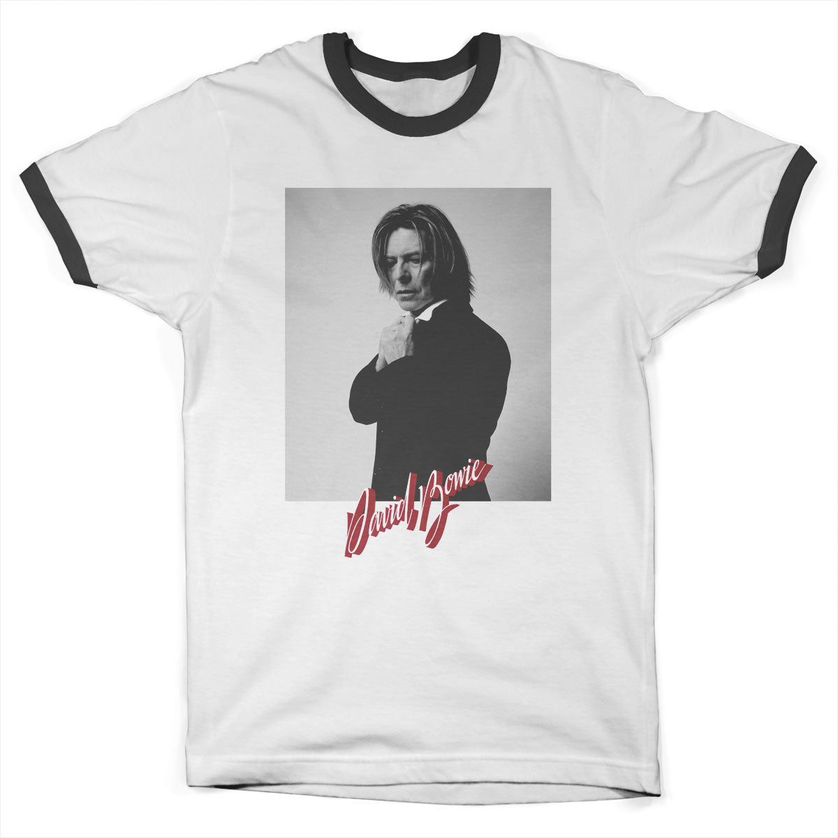 David Bowie - Suit Up Photo Ringer Tee