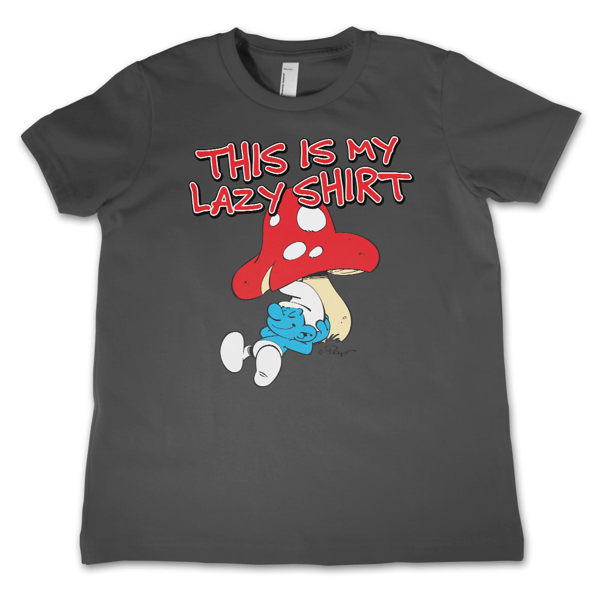 The Smurfs - This Is My Lazy Shirt Kids Tee