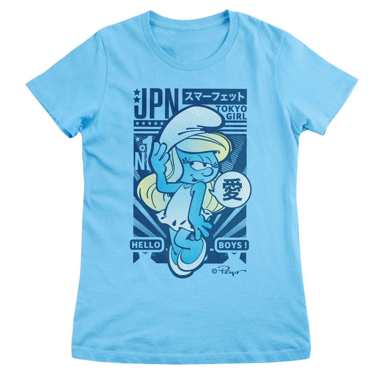 The Smurfs - Tokyo Girl Girly Tee