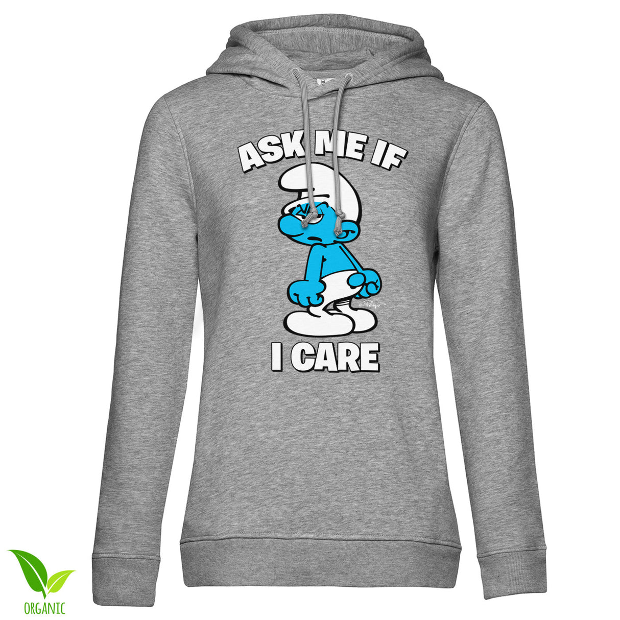 The Smurfs - Ask Me If I Care Girly Hoodie