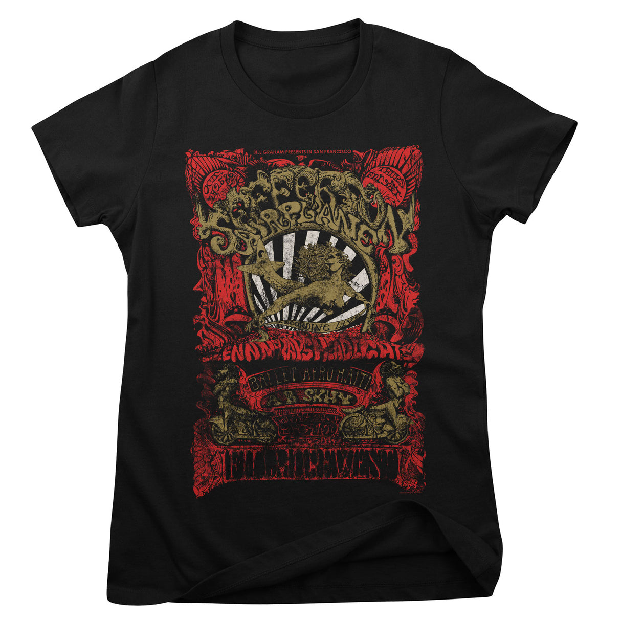Jefferson Airplane In San Fransisco Poster Girly Tee
