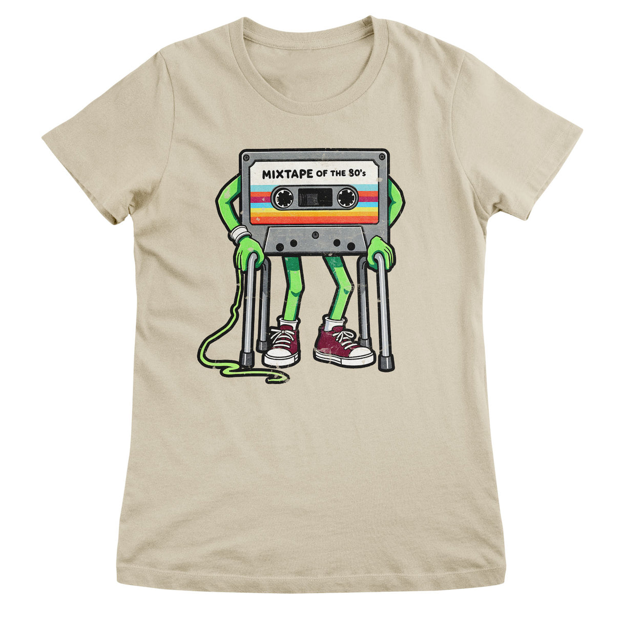 Mixtape Of The 80's Girly Tee