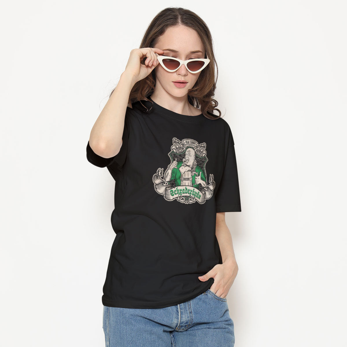 Schraderbräu Label Girly Tee