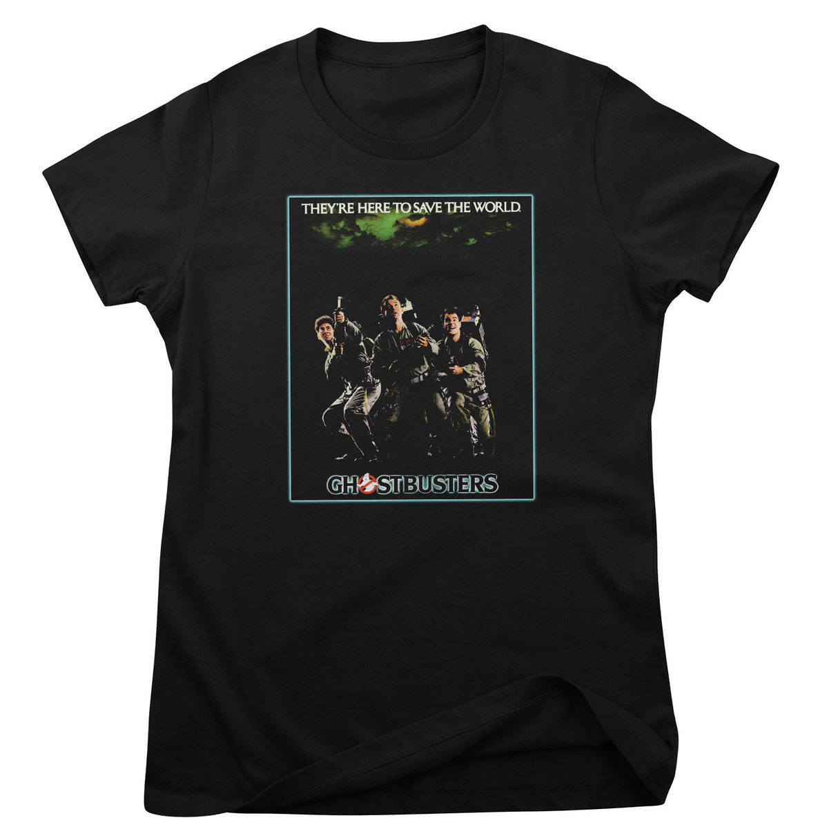 Ghostbusters - Here To Save The World Poster Girly Tee