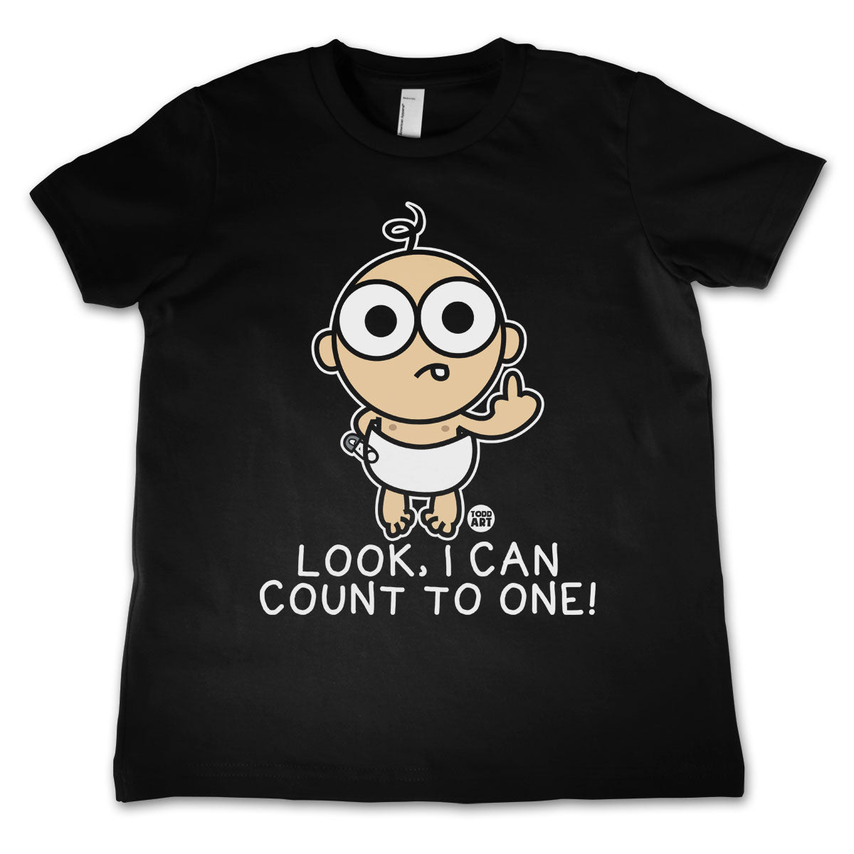 Look - I Can Count To One! - ToddArt Kids Tee