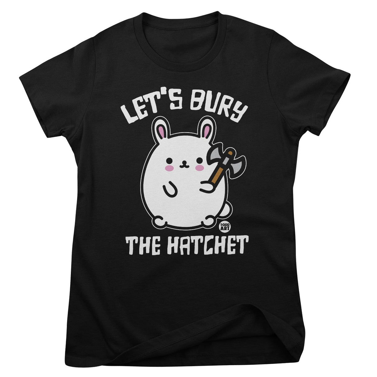 Bad Bunny - Let's Bure The Hatchet - ToddArt Girly Tee