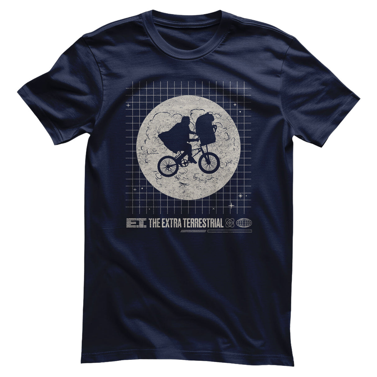 E.T. Washed Grid T-Shirt