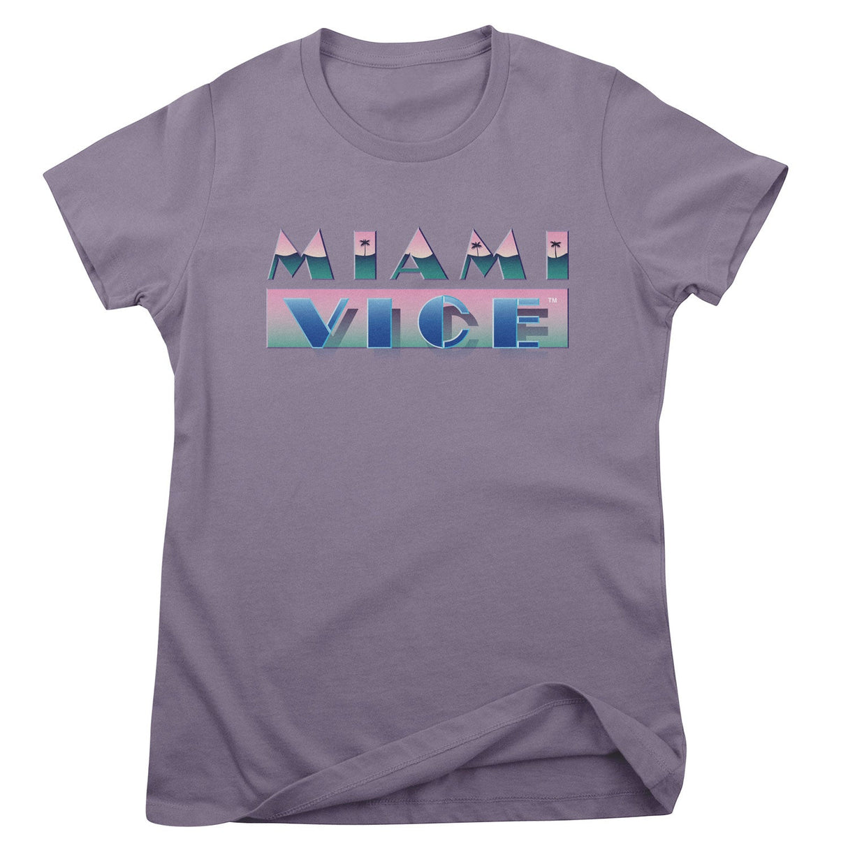 Miami Vice Airbrush Logo Girly Tee