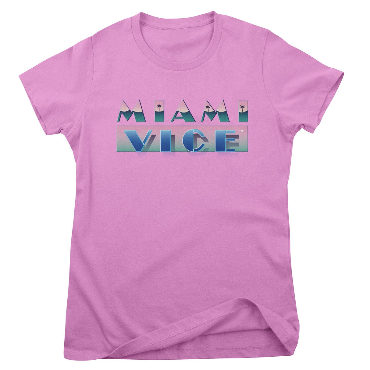 Miami Vice Airbrush Logo Girly Tee