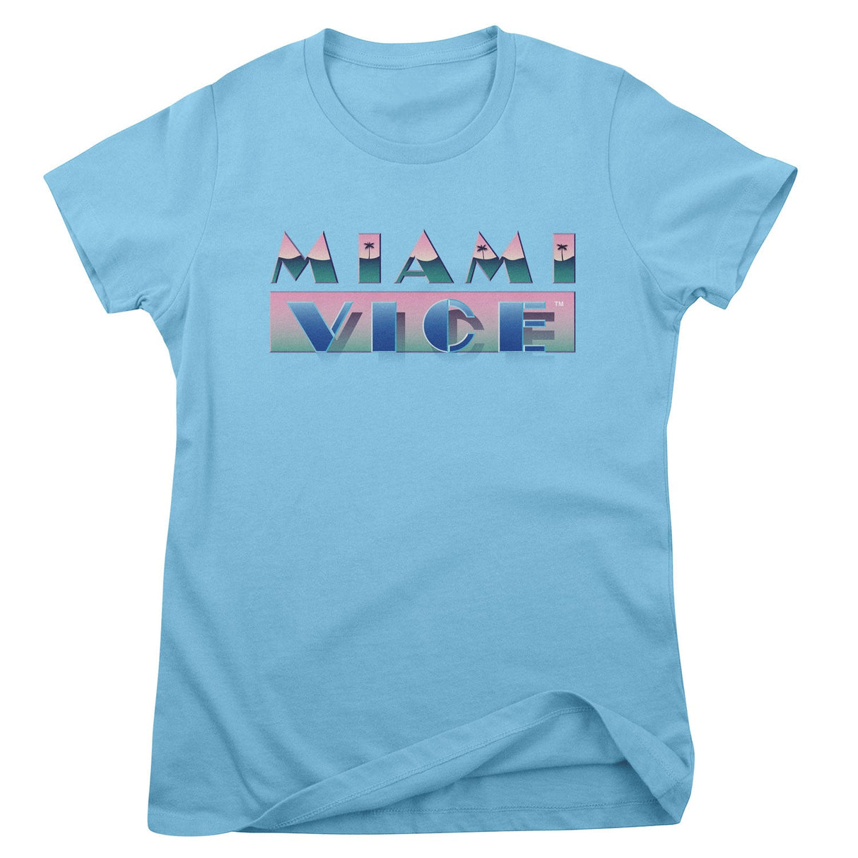 Miami Vice Airbrush Logo Girly Tee