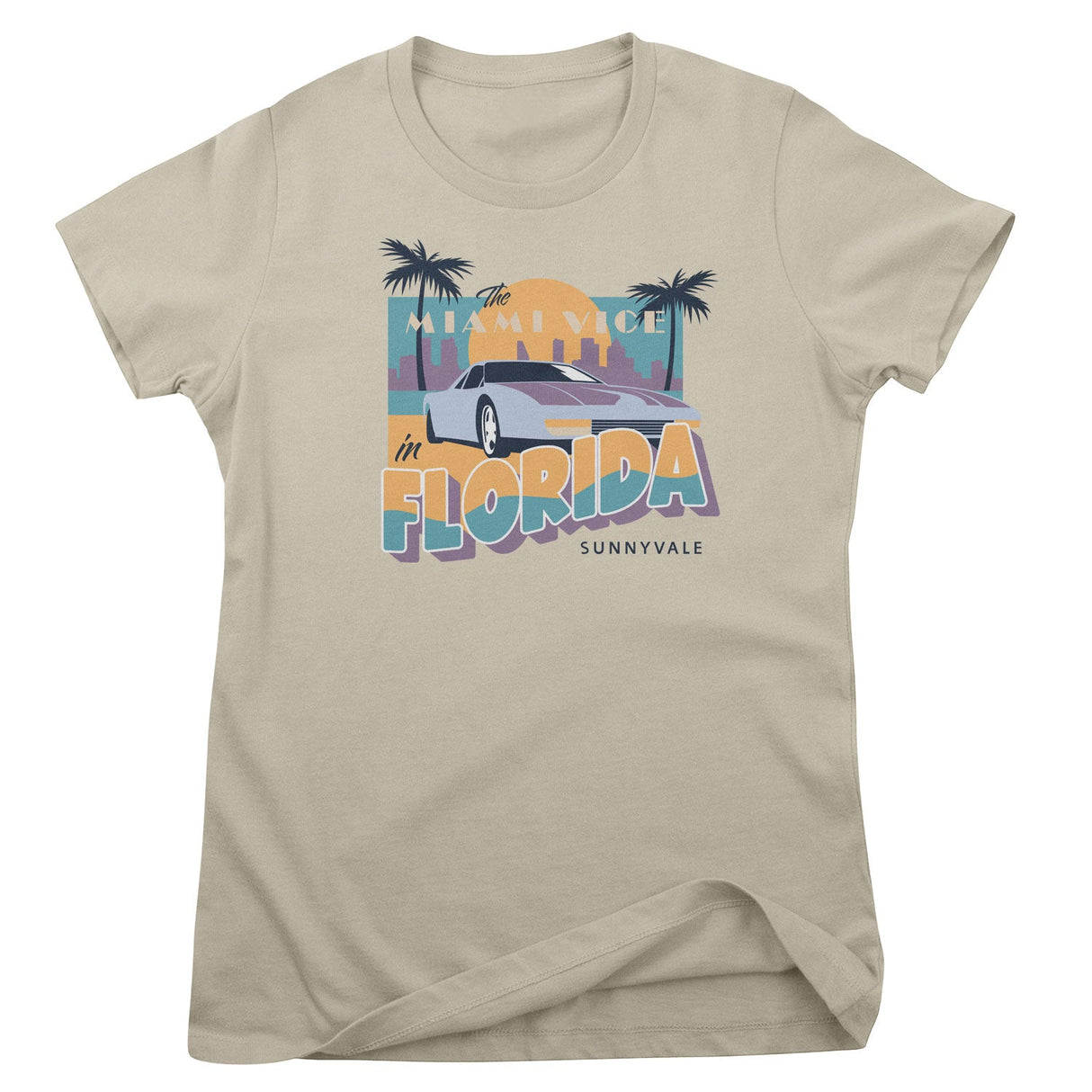 Miami Vice In Florida Girly Tee