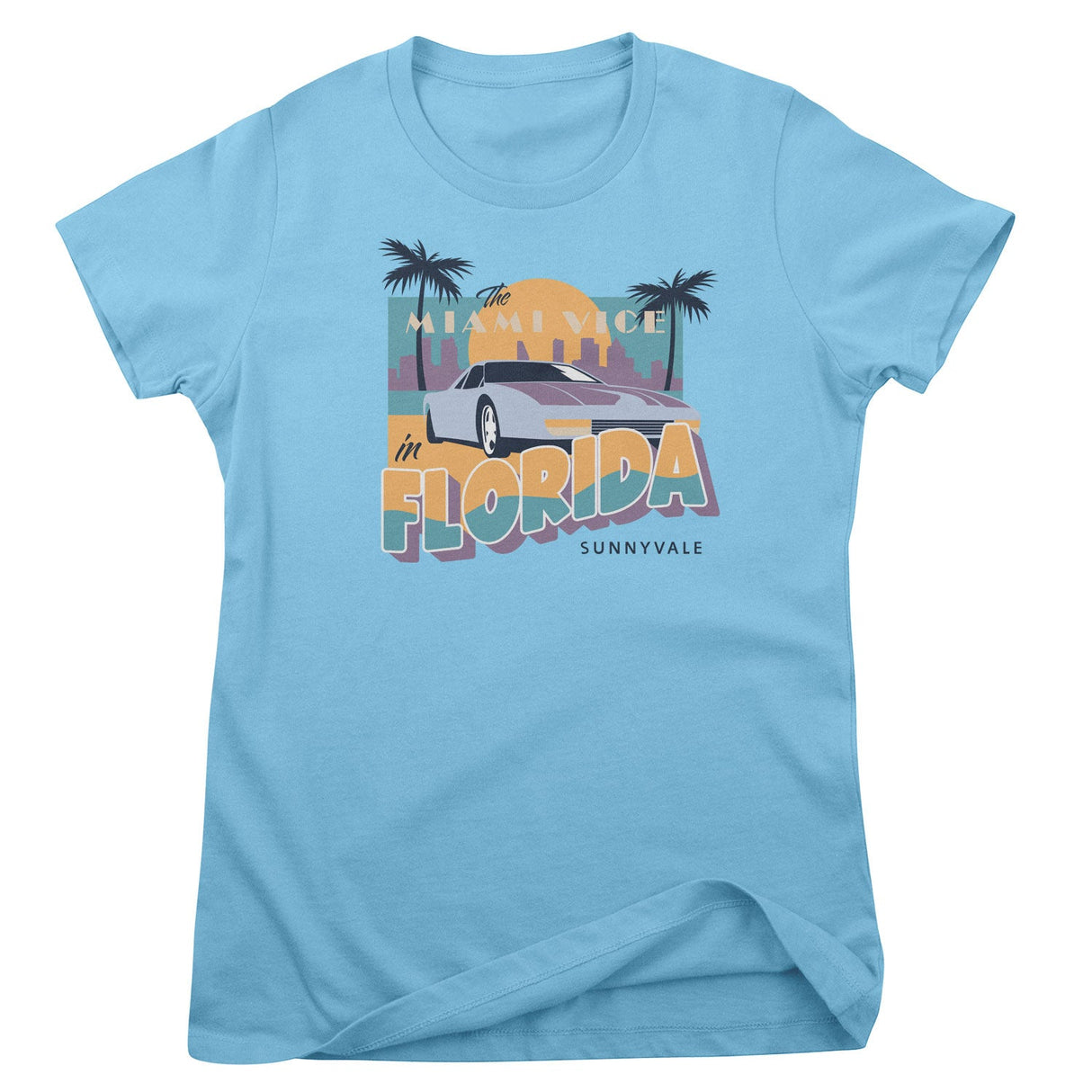 Miami Vice In Florida Girly Tee