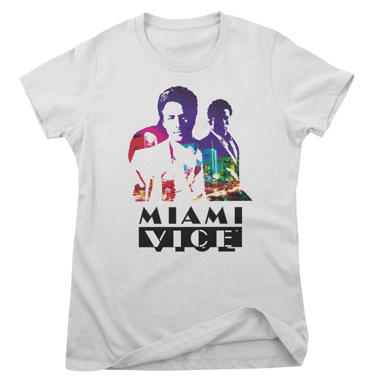 Miami Vice Ocean Drive Girly Tee