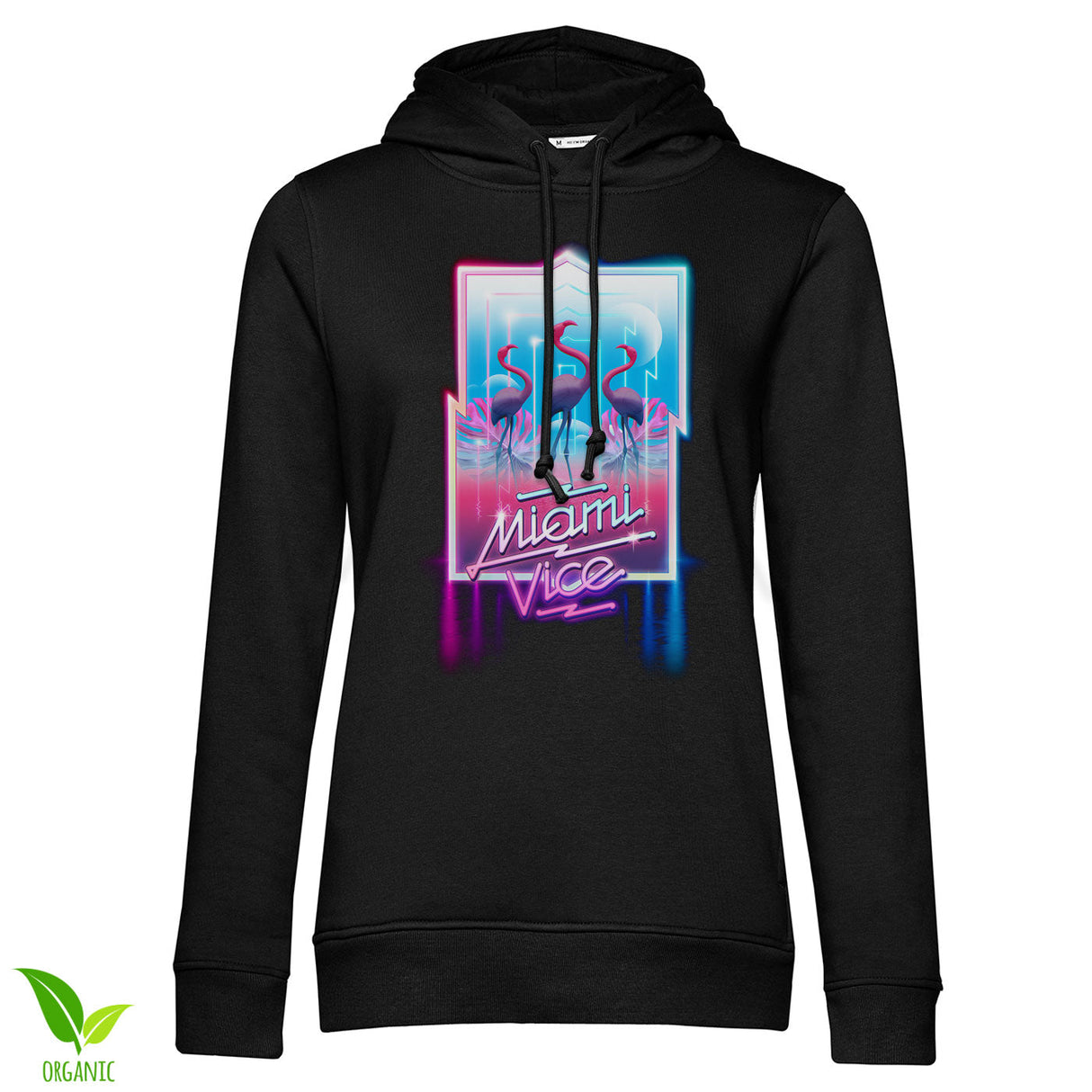 Miami Vice Neon Sign Girly Hoodie