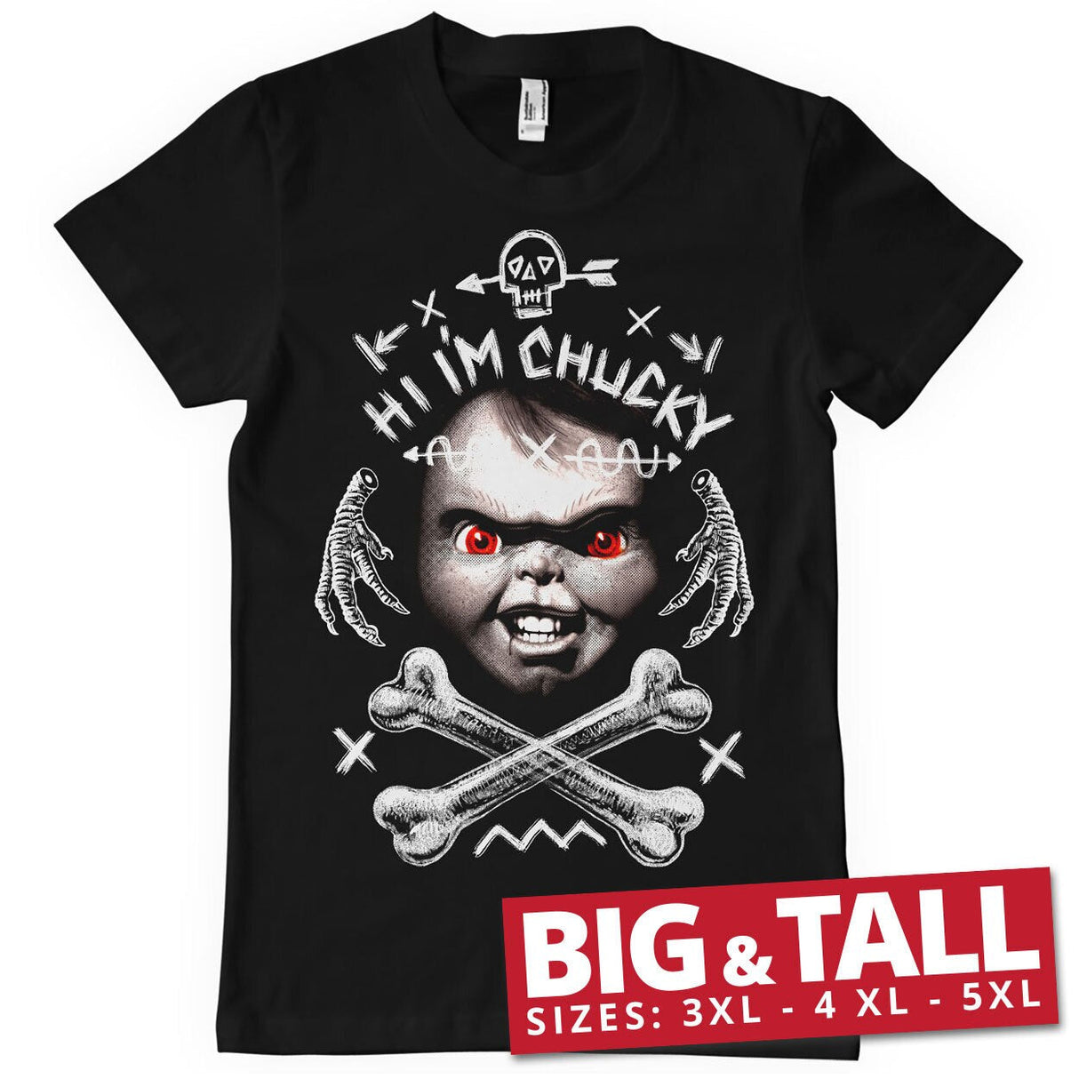 Chucky Hi I'm Chucky Big & Tall T-Shirt