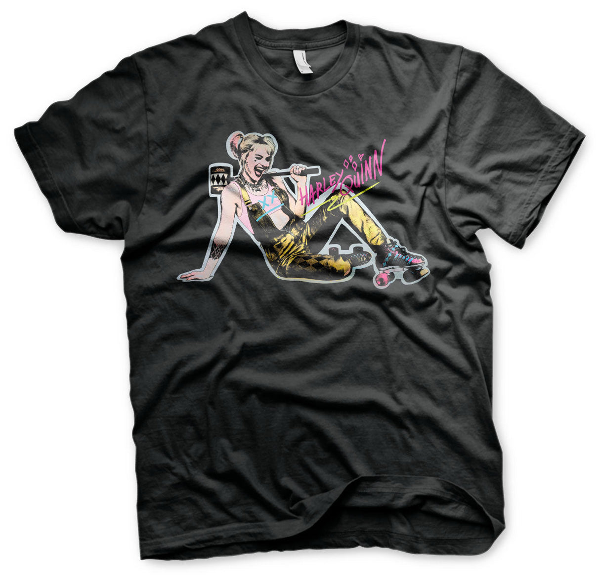 Harley Quinn Roller Skates Big & Tall T-Shirt