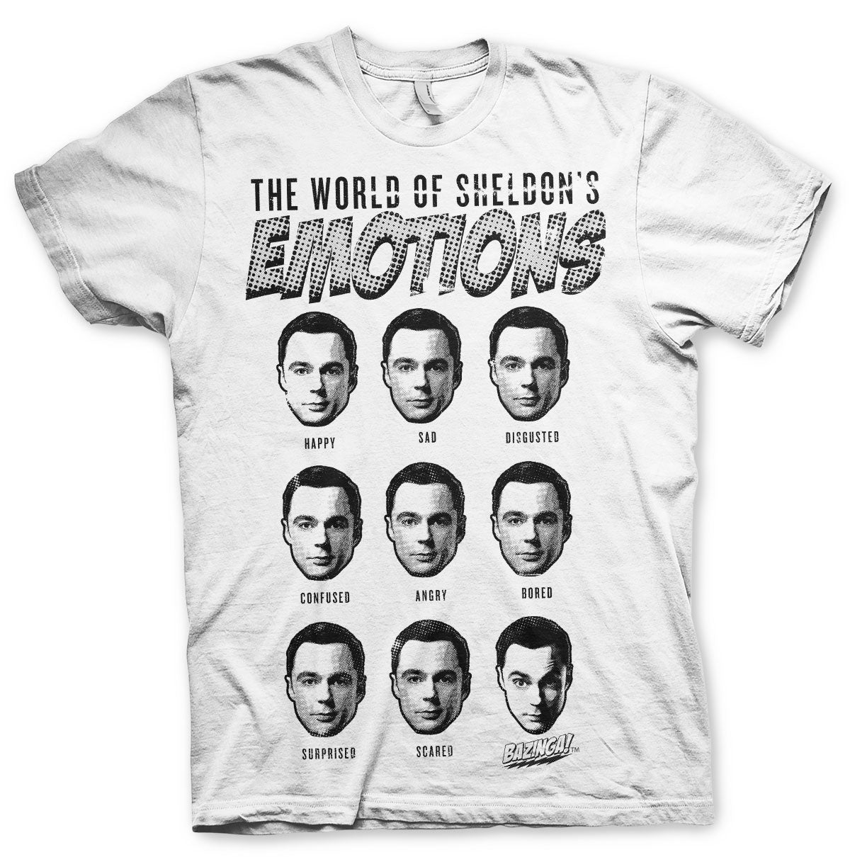 Sheldons Emotions Big & Tall T-Shirt