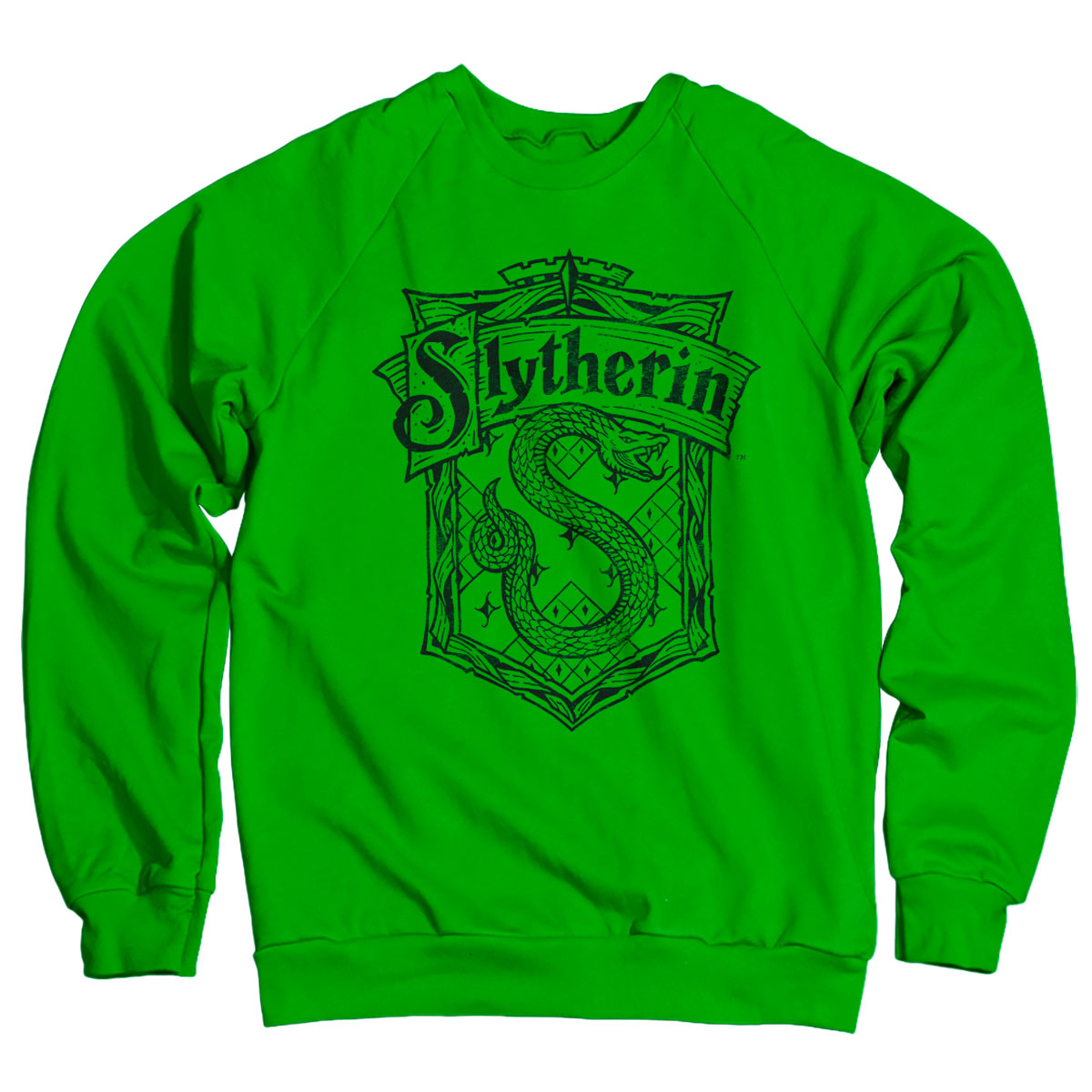 Harry Potter - Slytherin Washed Crest Sweatshirt