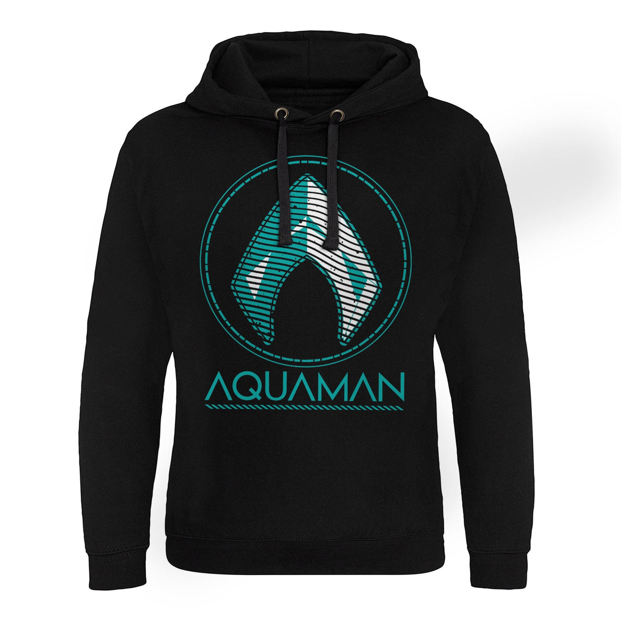 Aquaman - Distressed Shield Epic Hoodie