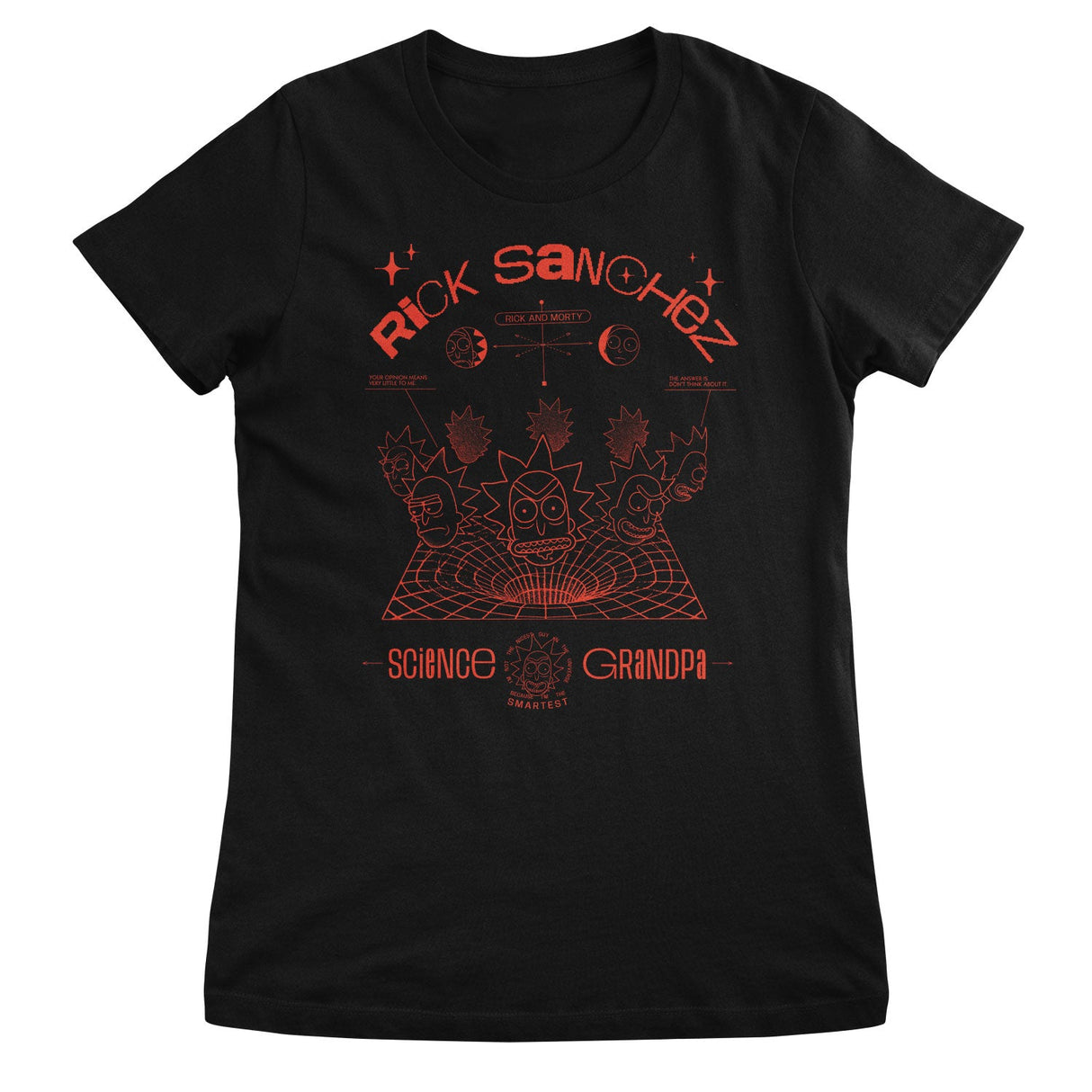 Rick Sanches Science Grandpa Girly Tee