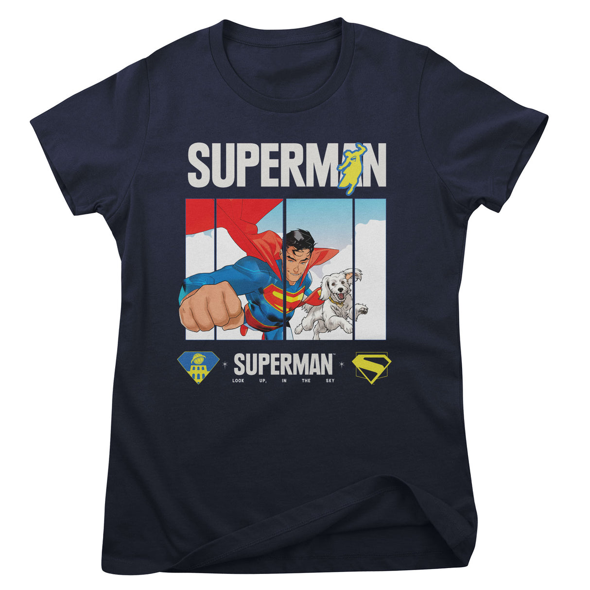 Superman - Look Up Girly Tee