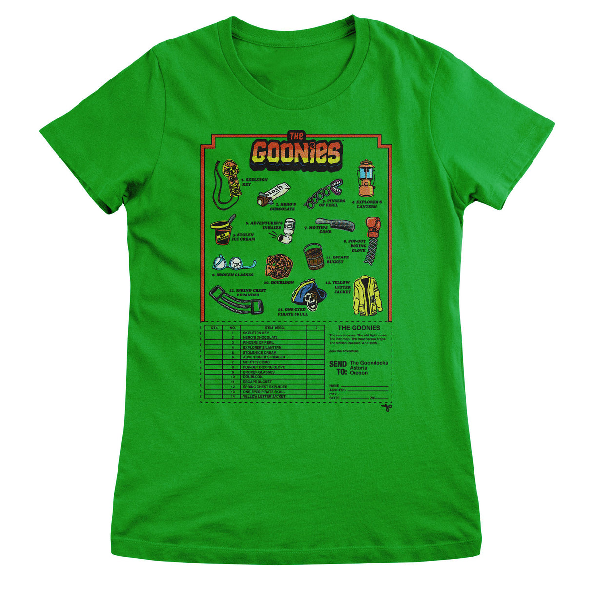 The Goonies Accessories Mail Order Girly Tee