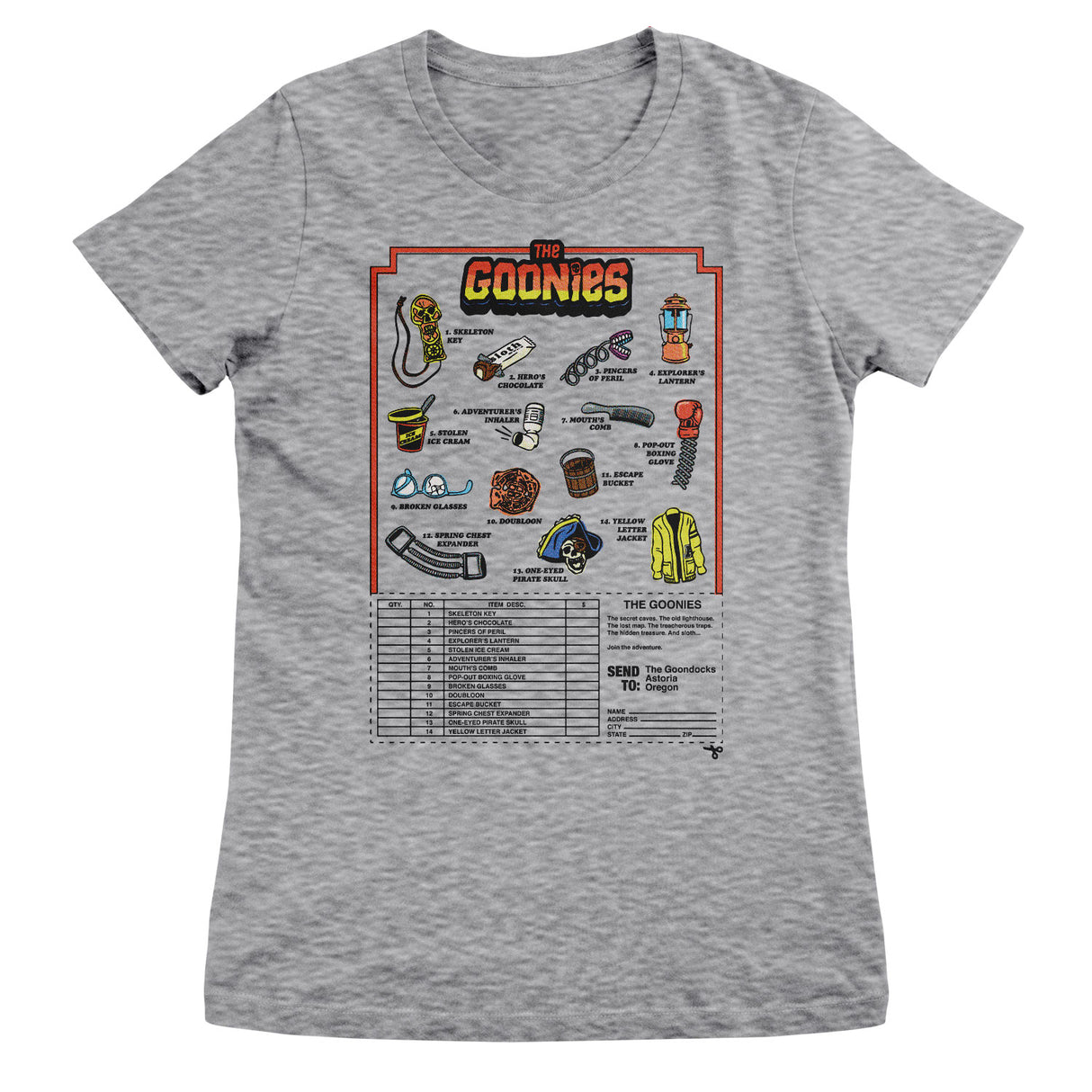 The Goonies Accessories Mail Order Girly Tee