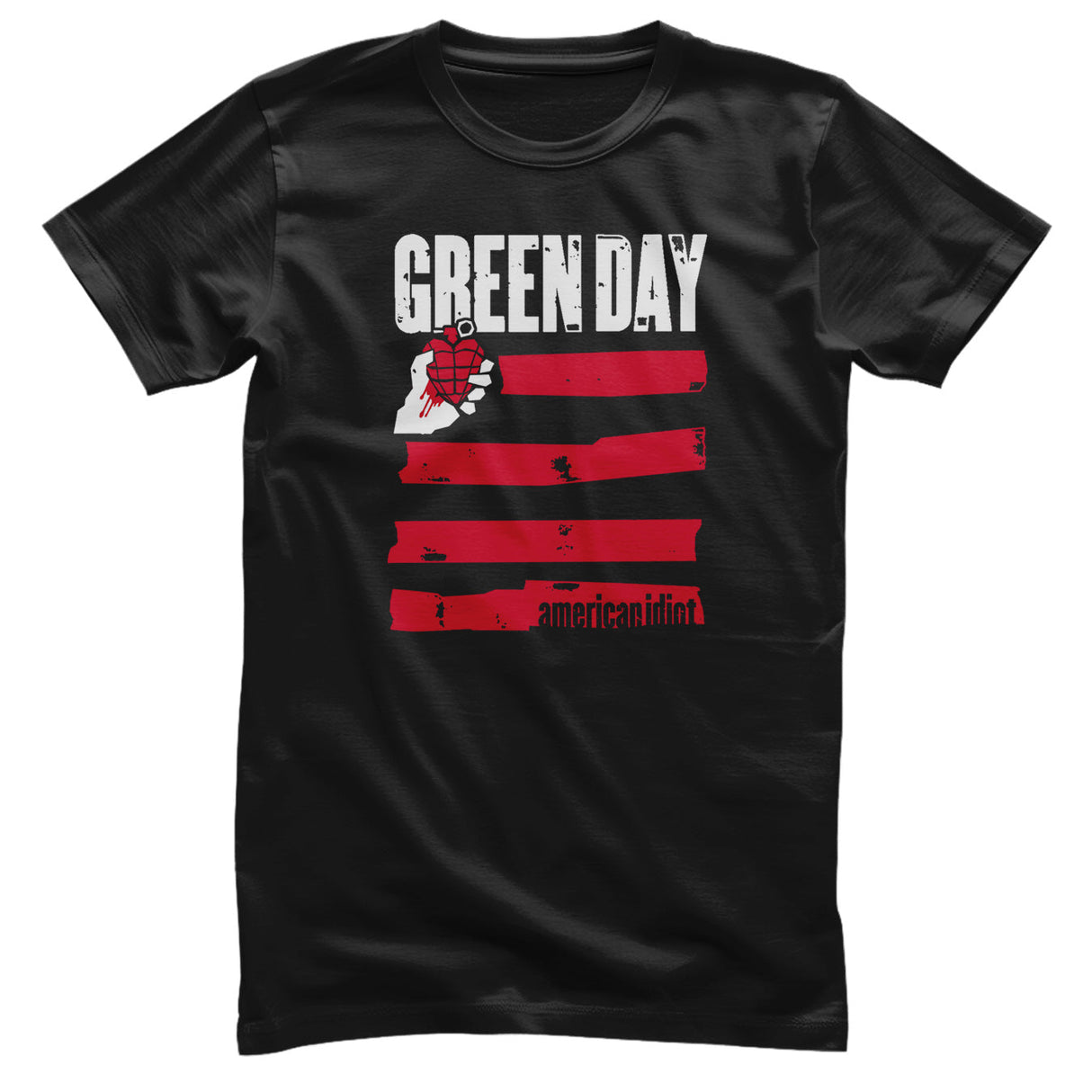 Green Day - American Idiot Stripes T-Shirt