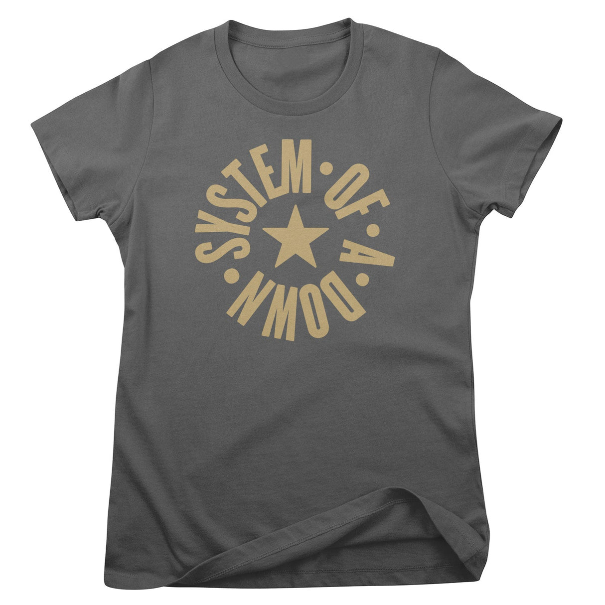 System Of A Down Circle Star Logo Girly Tee