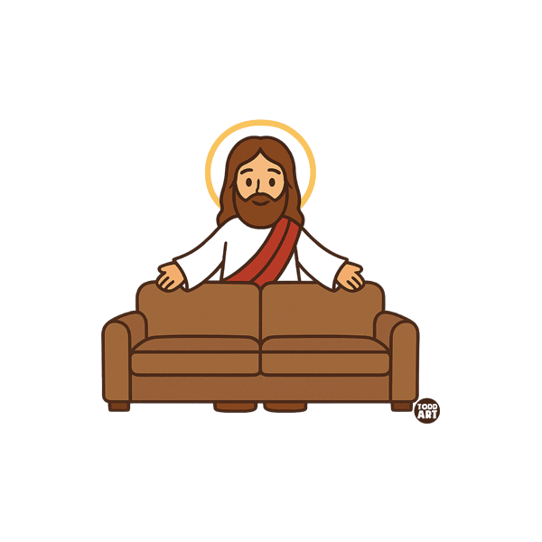 God & Jesus humor by Todd Goldman