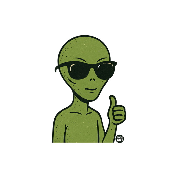 Alien & Space art by Todd Goldman