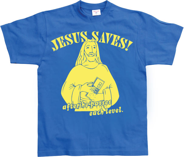 Jesus Saves! ...after he.. T-Shirt