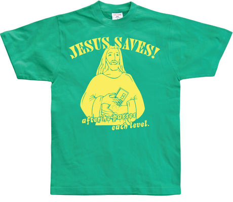 Jesus Saves! ...after he.. T-Shirt