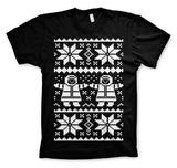 Retro X-Mas Knit Pattern T-Shirt