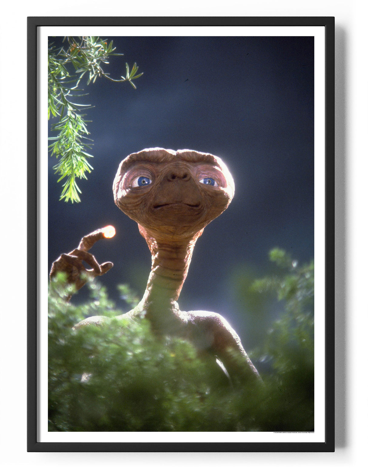 E.T. Glowing Finger Poster