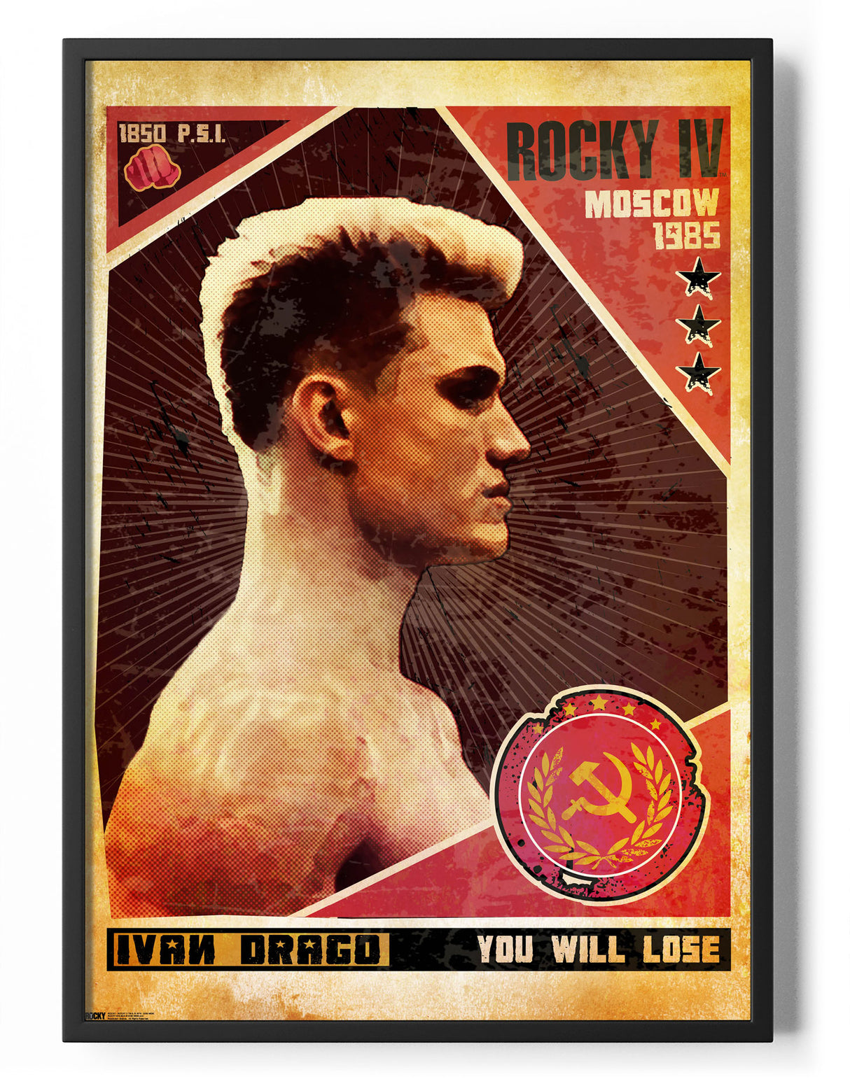 ROCKY IV - Ivan Drago Poster