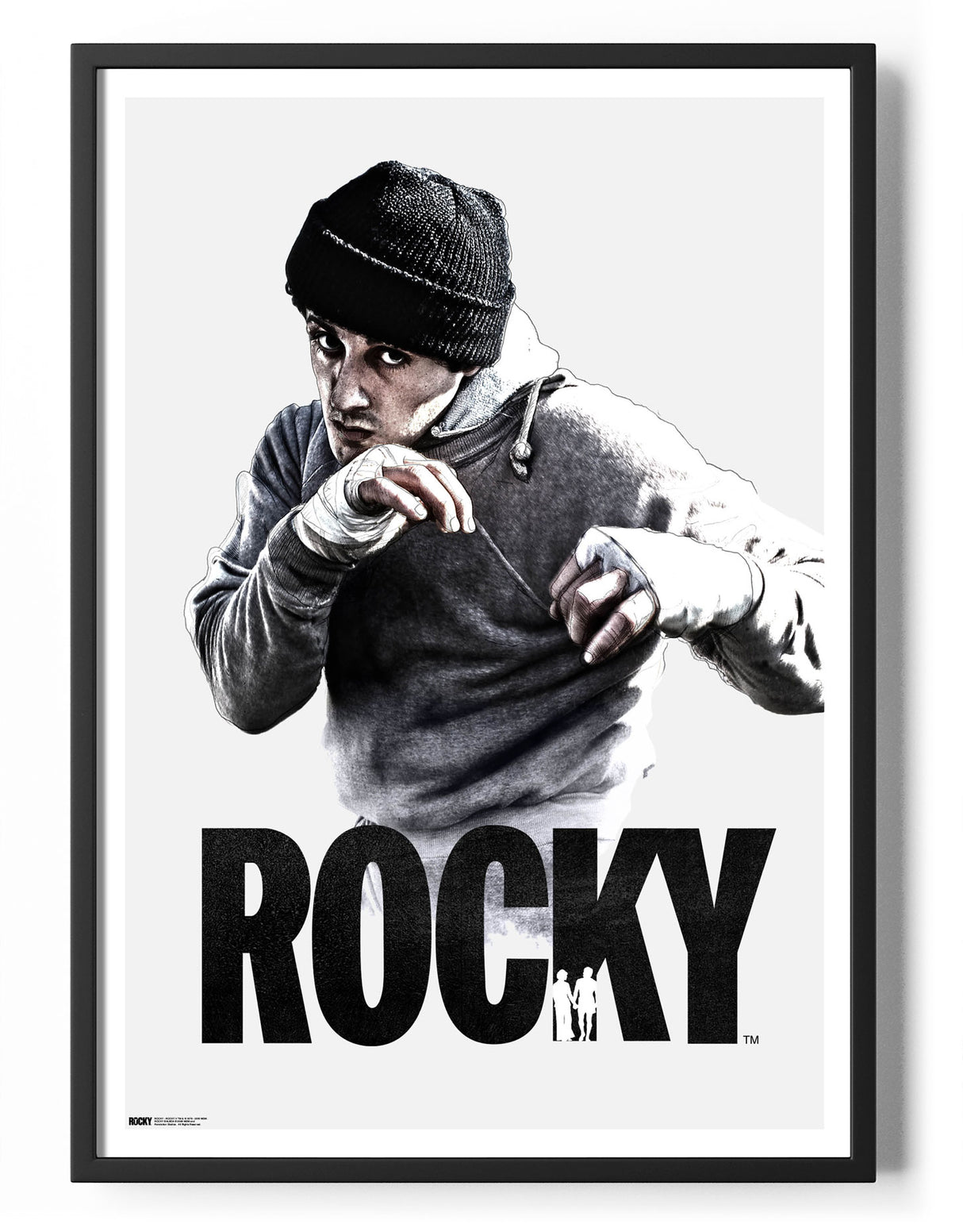 Rocky Training Stance Poster