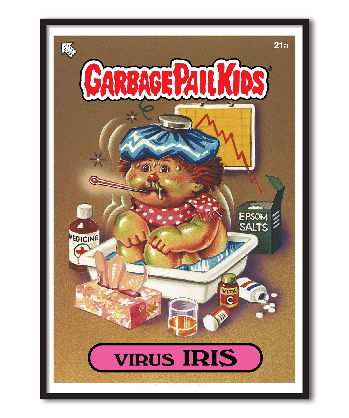 Garbage Pail Kids - Virus Iris Poster