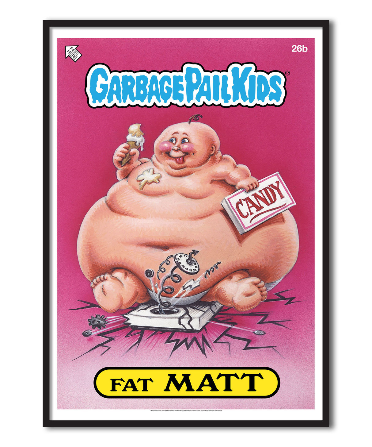 Garbage Pail Kids - Fat Matt Poster