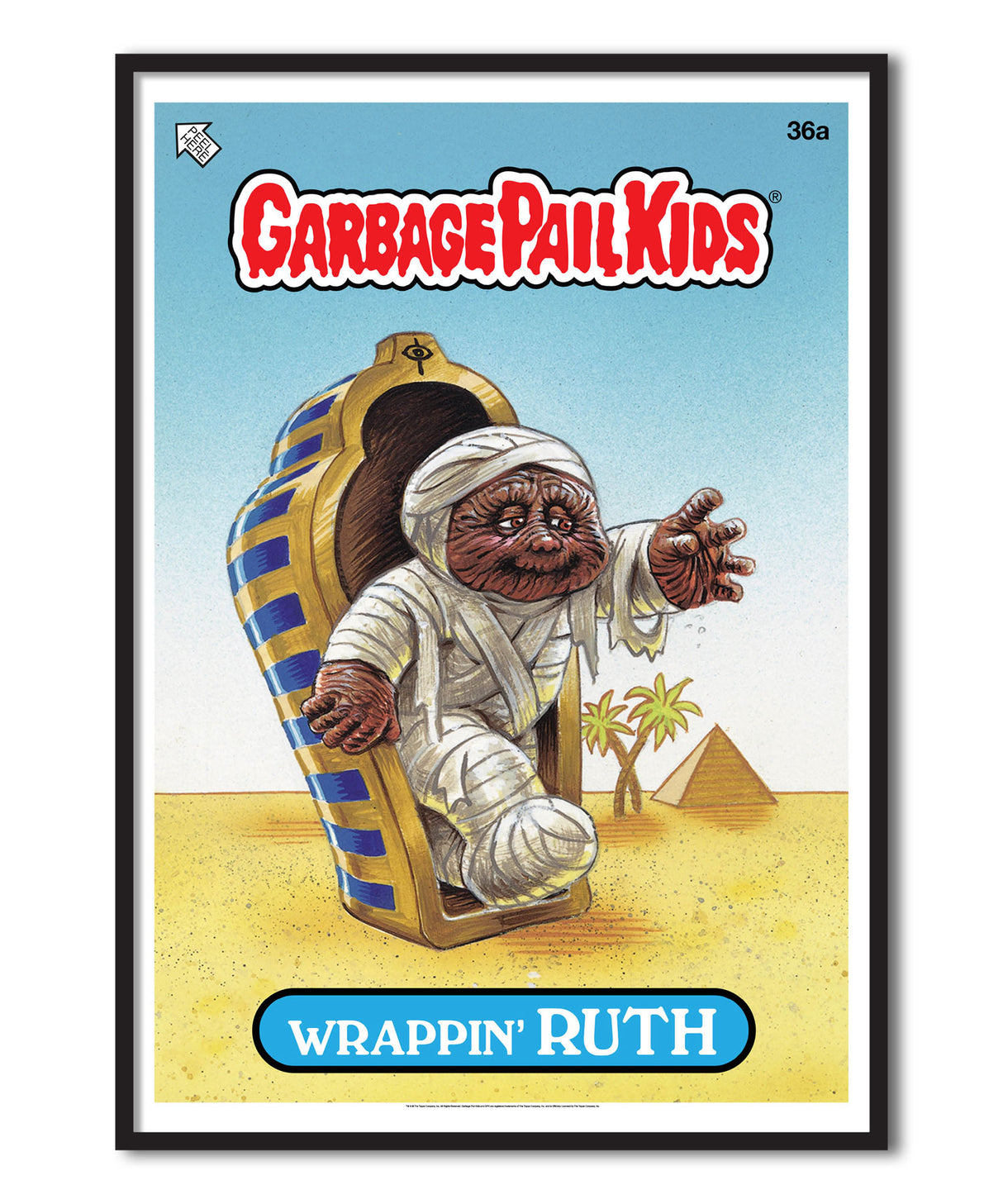 Garbage pail Kids - Wrappin' Ruth Poster