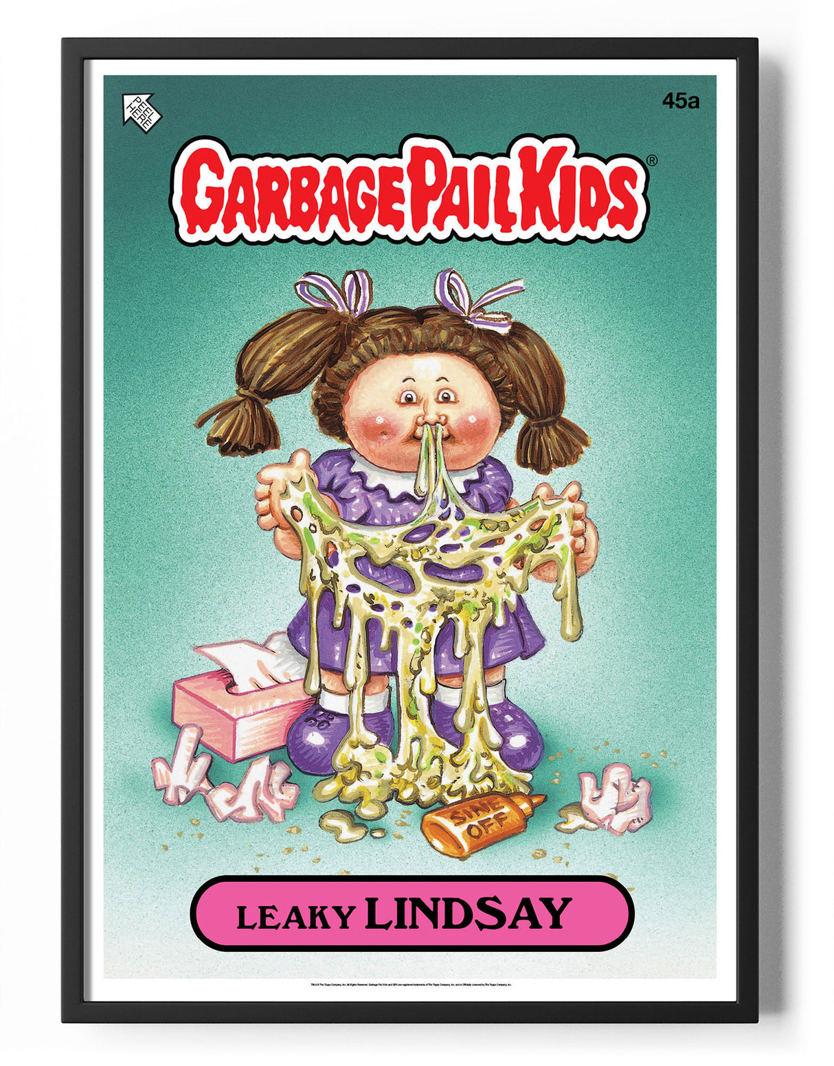 Garbage Pail Kids - Leaky Lindsay Poster