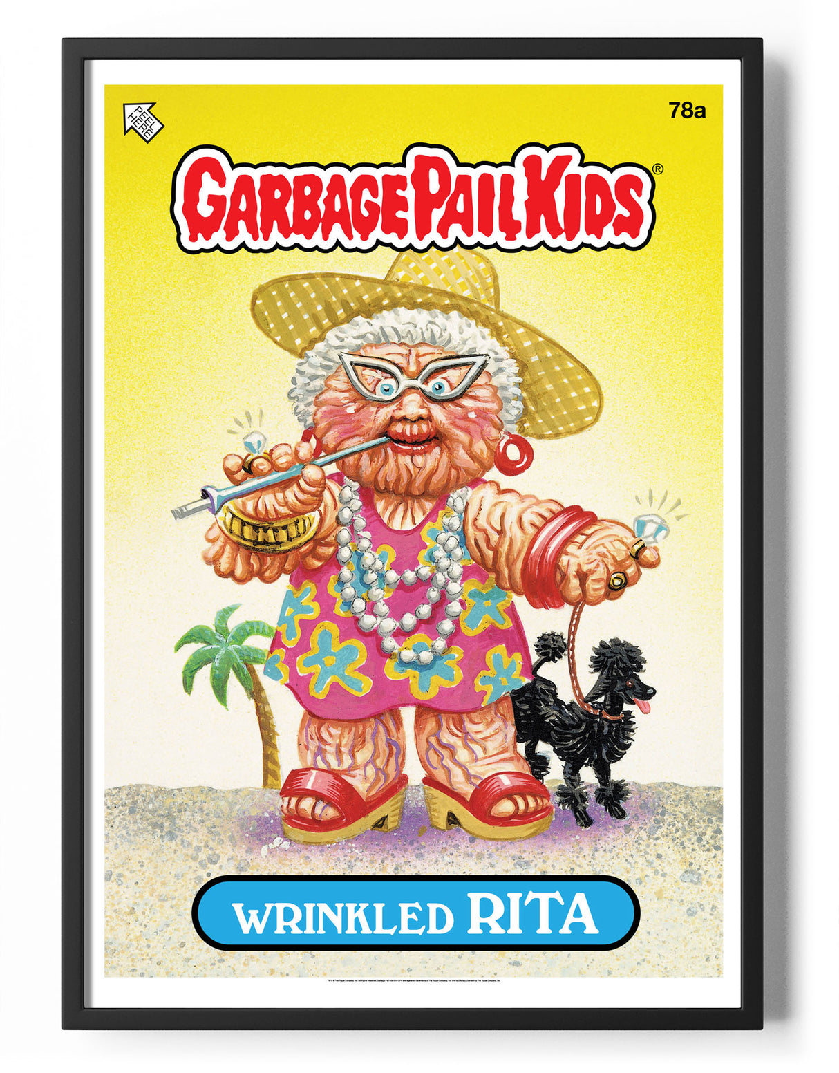 Garbage Pail Kids - Wrinkled Rita Poster