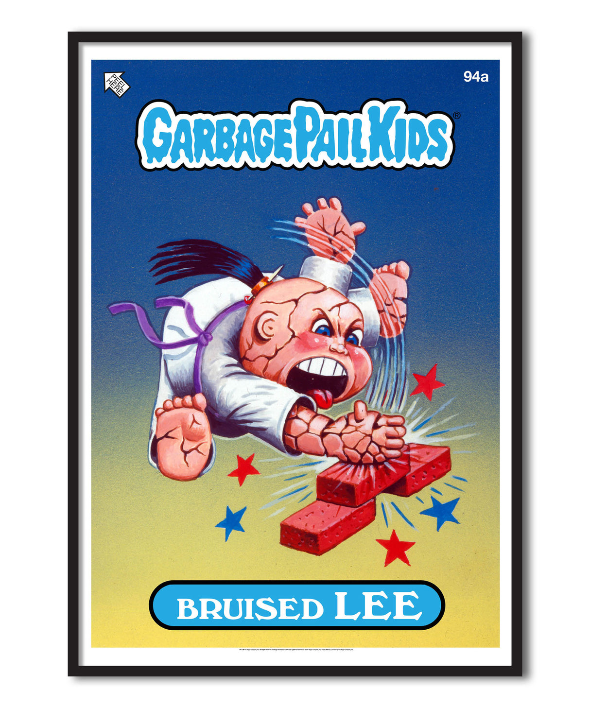 Garbage Pail Kids - Bruised Lee Poster